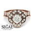 A Princess Ring Bridal Set Diamond Ring- Lucy no. 2